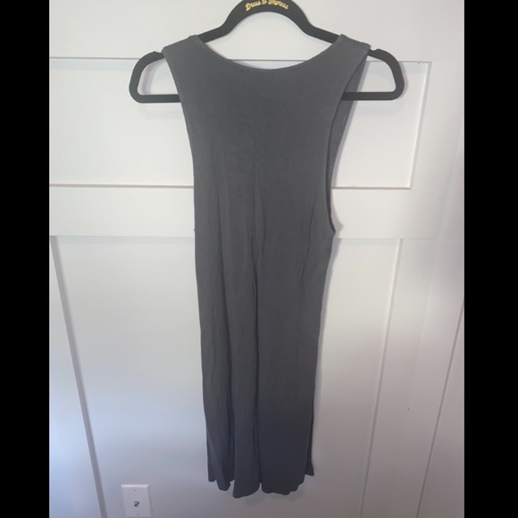 Urban Outfitters Don’t Ask Why Lace-Up Rope Front Dress | Gray OS NWT - Picture 4 of 4